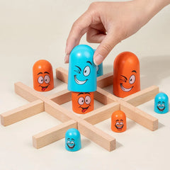 Tic Tac Toe with a Twist - Strategic 2 Player Board Game for Kids & Adults