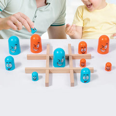 Tic Tac Toe with a Twist - Strategic 2 Player Board Game for Kids & Adults