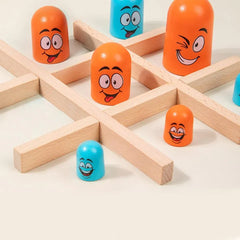 Tic Tac Toe with a Twist - Strategic 2 Player Board Game for Kids & Adults