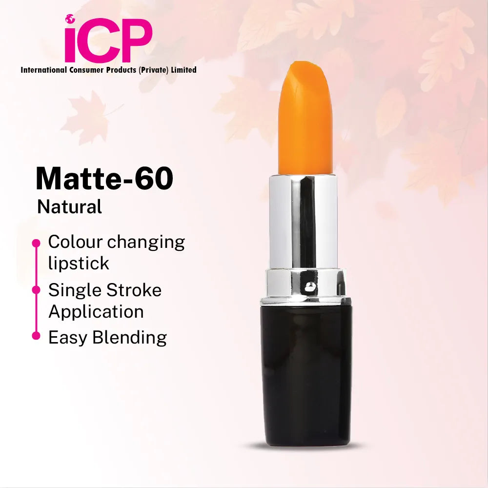 ICP Matte 60 Natural Colour Changing Lipstick