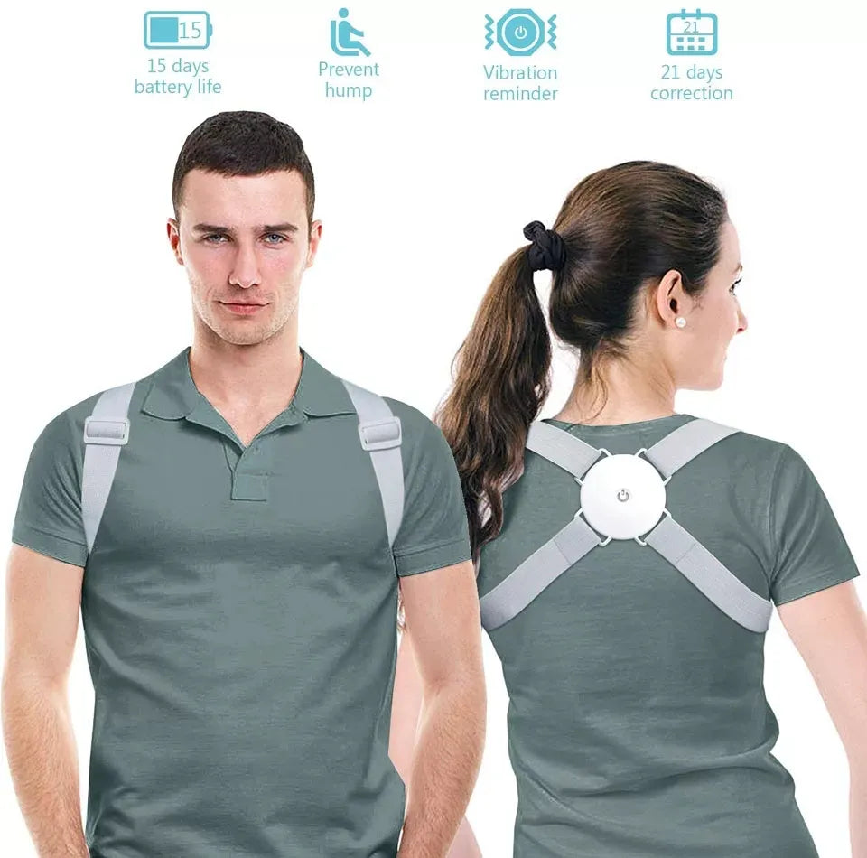 Angle Sensing & Vibration Reminder Device for Back & Shoulder Alignment