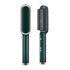 Hair Straightener Ceramic Heated Hair Brush
