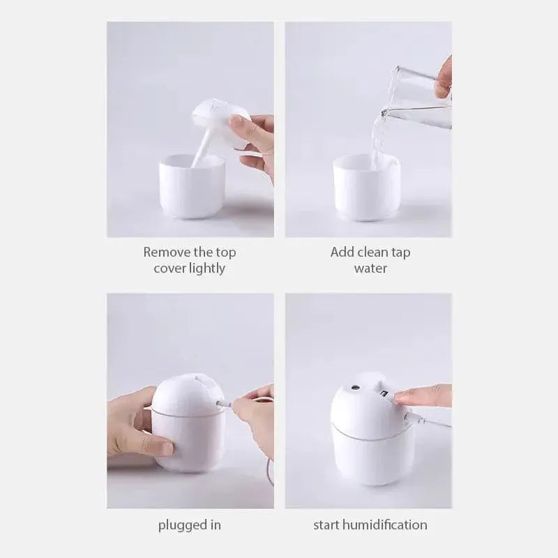 Portable Cool Mist Aroma Diffuser for Home, Office & Car