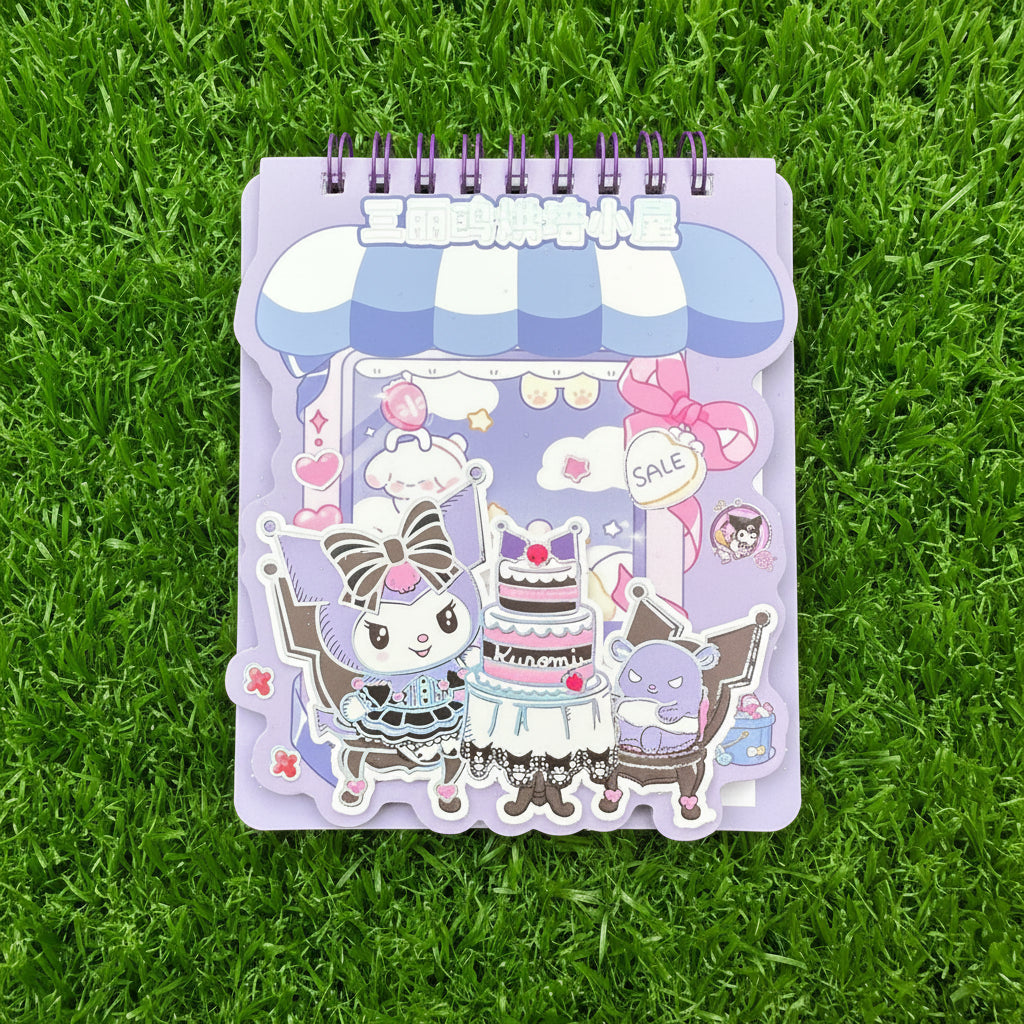 Sanrio Cartoon Mini Spiral Notebooks