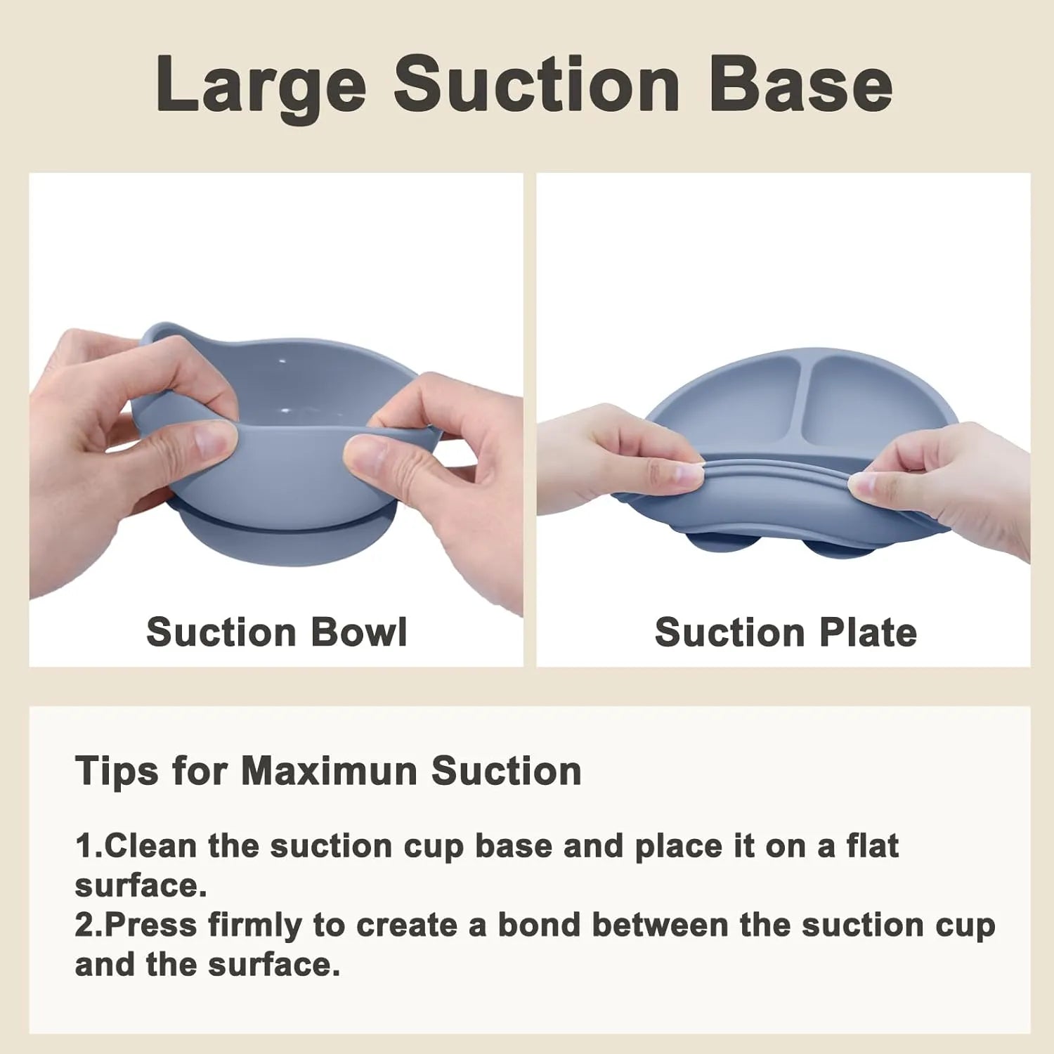 Anti-Slip Silicone Baby Feeding - 7 Piece Set