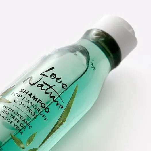Oriflame Love Nature Shampoo For Dandruff Control with Organic Tea Tree Oil Aloe Vera - 250ML