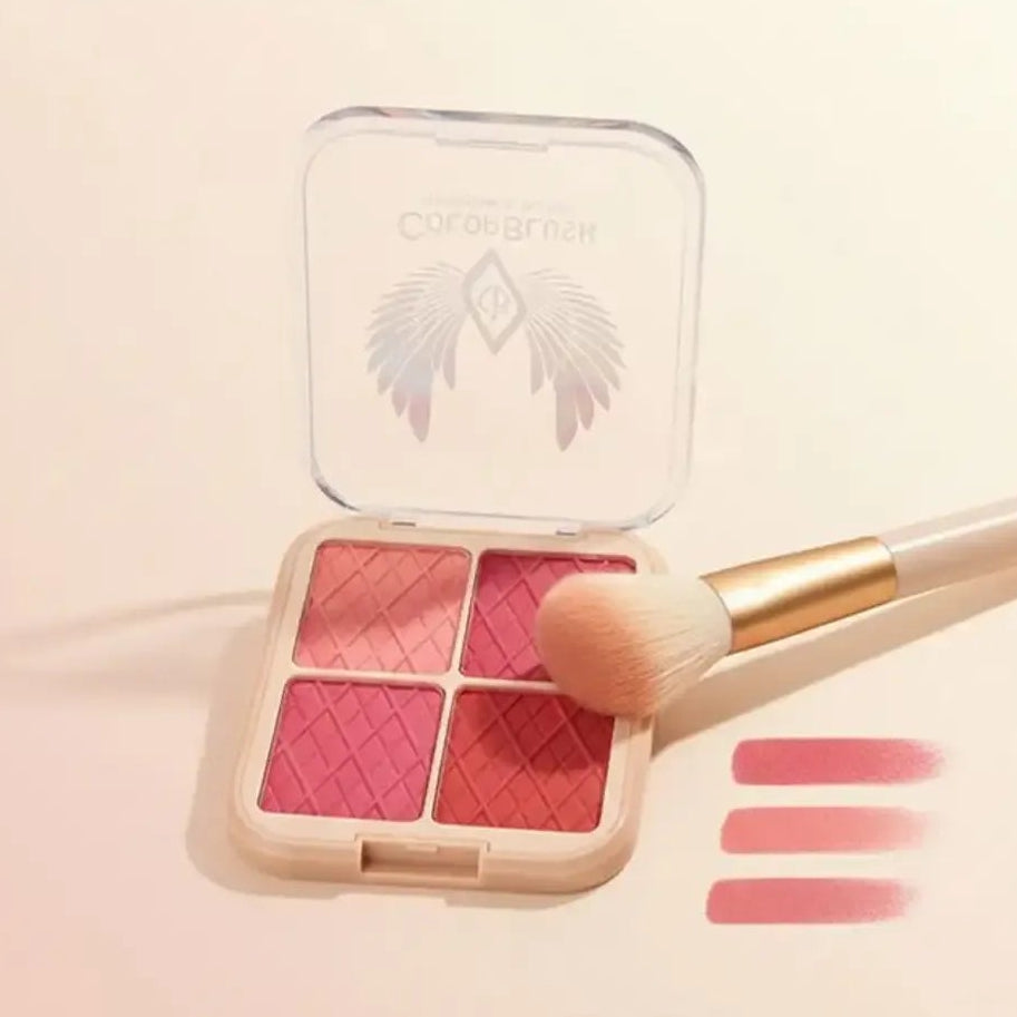 4 in 1 Compact Powder Blush Palette