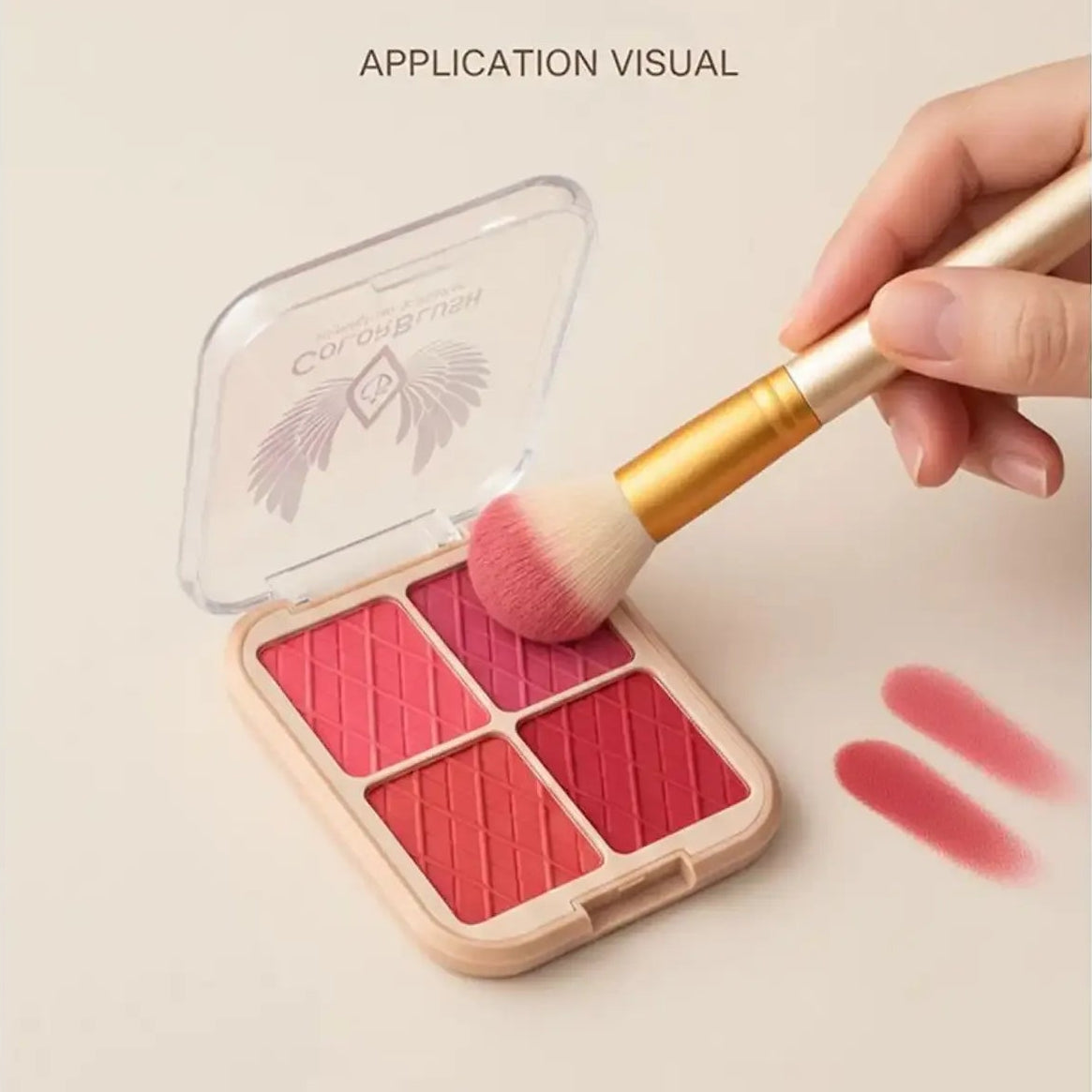 4 in 1 Compact Powder Blush Palette