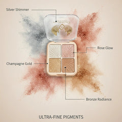 4 in 1 Glow Finish Highlighter Makeup Palette