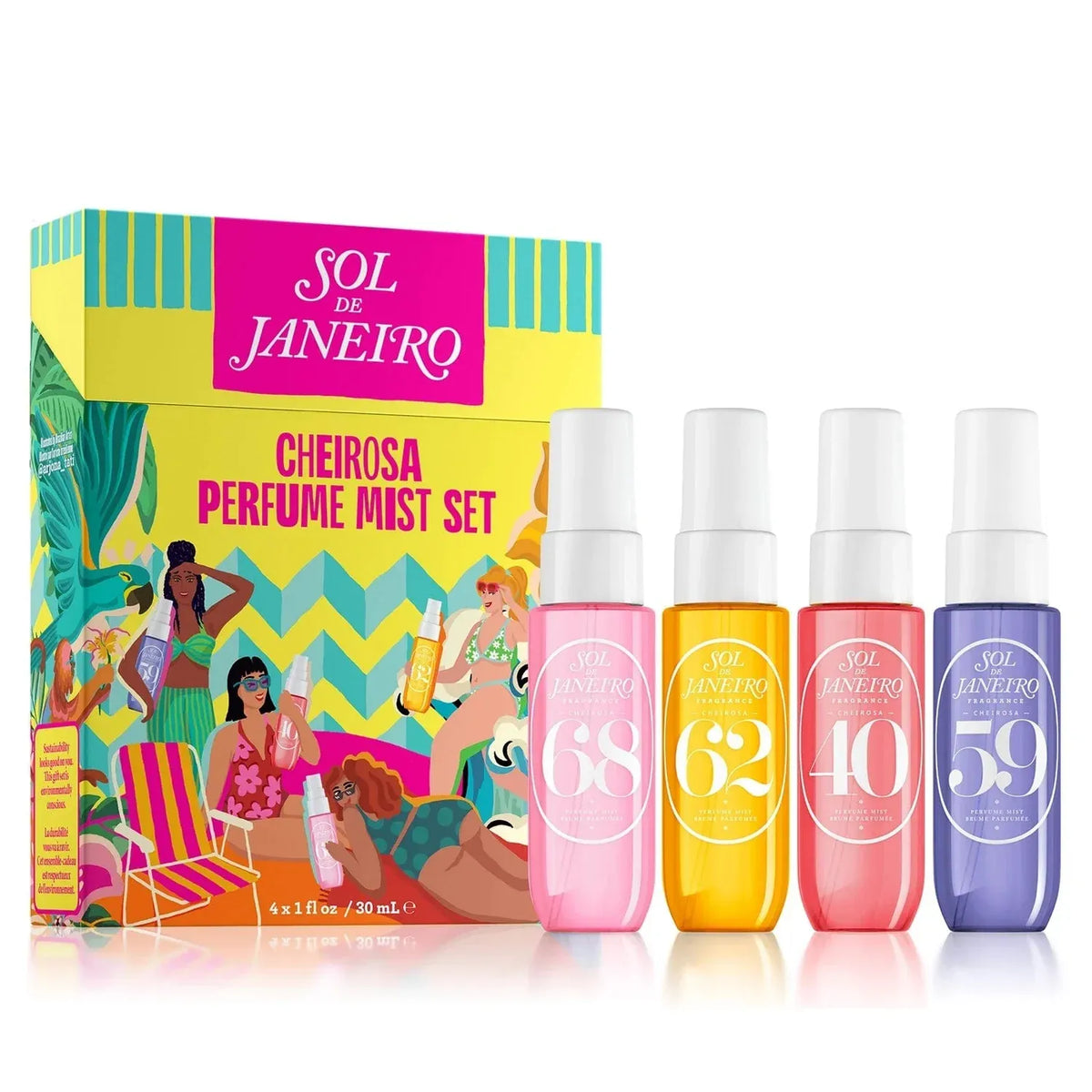 Sol de Janeiro Cheirosa Perfume Mist Set - 4 Pcs Set