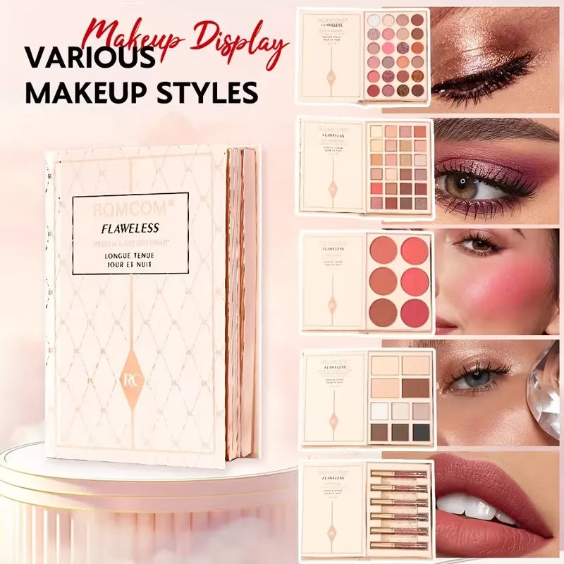 Romcom Flawless All in One Book Makeup Palette Set