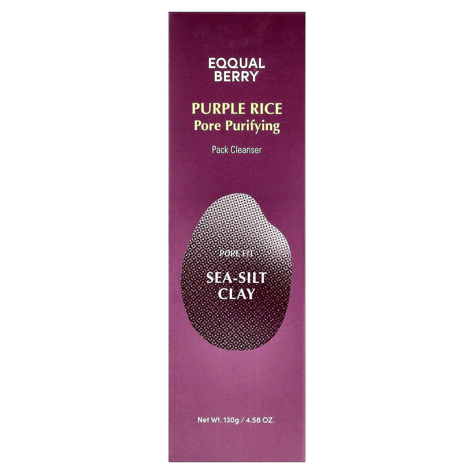 Eqqualberry Purple Rice Pore Purifying Pack Cleanser - 130g