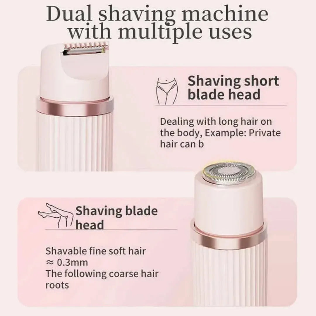 2 in 1 Double Head Electric Shaver & Trimmer - Each