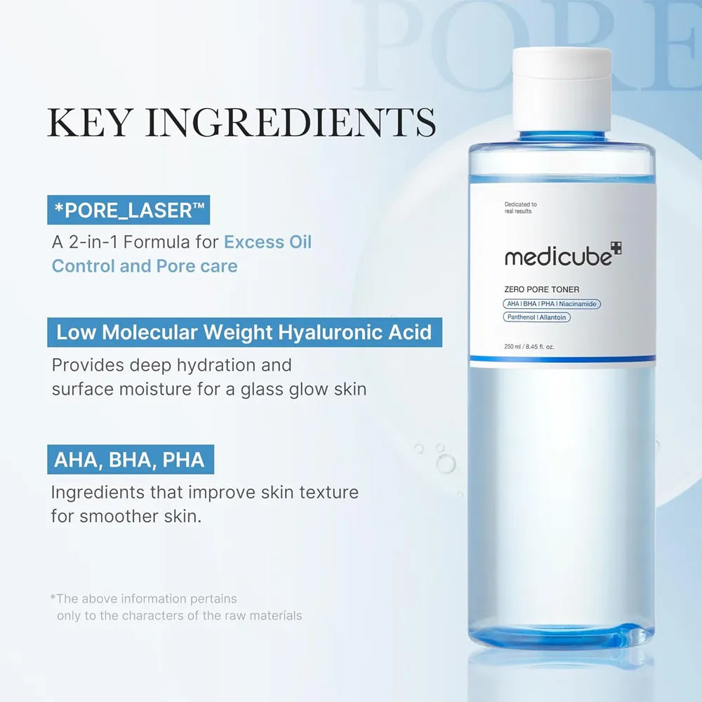 Medicube Zero Pore Toner - 250ml