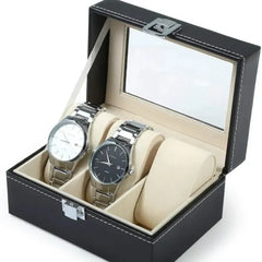 Leatherette Watch Organizer Box