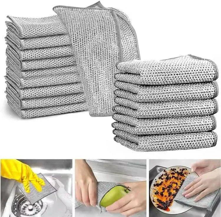 Stainless Steel Dishwashing Cloths