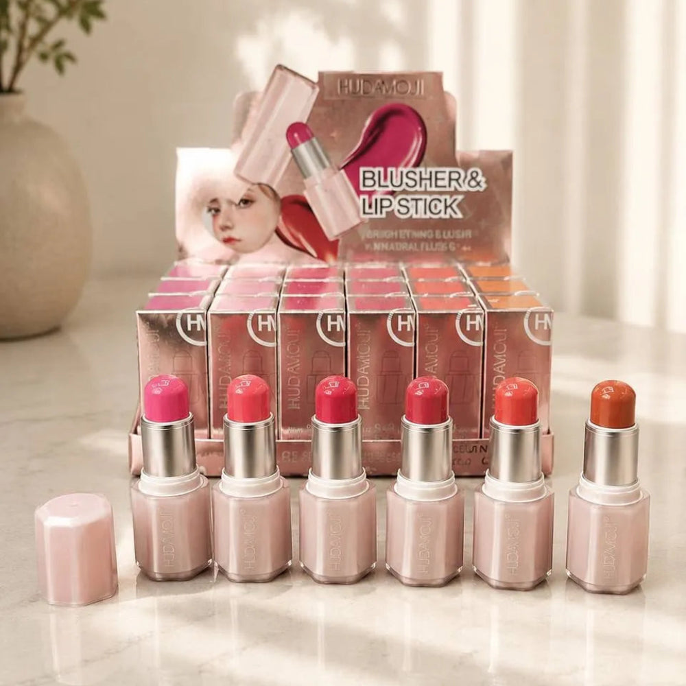 HUDAMOJI Blusher & Lipstick