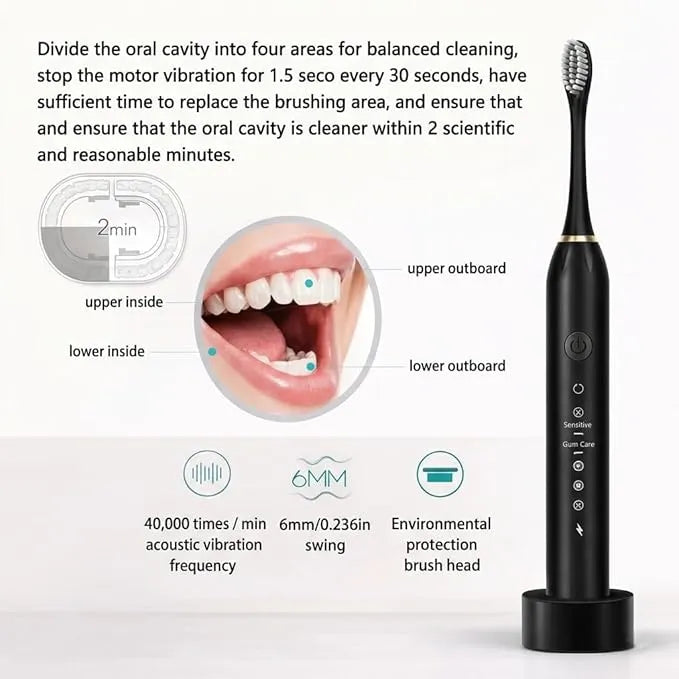 X-3 Sonic Electric Toothbrush - Each