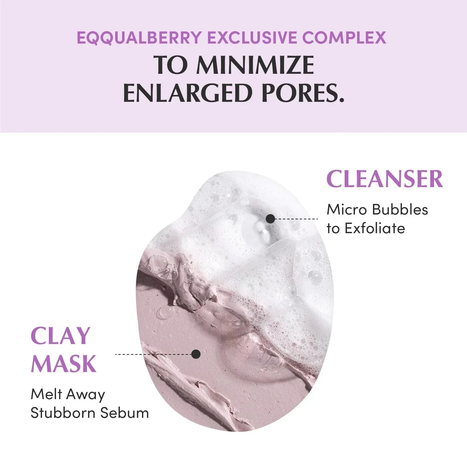 Eqqualberry Purple Rice Pore Purifying Pack Cleanser - 130g