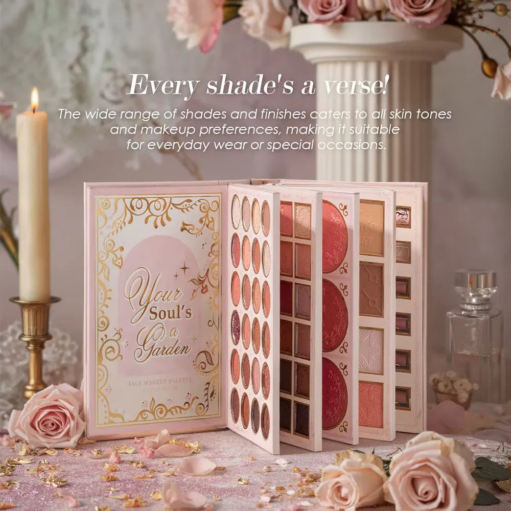 Romcom Key to Thy Glow Unrehearsed All in One Makeup Book Palette