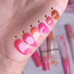 HUDAMOJI Heart Top Moisturizing Lip Gloss Tube