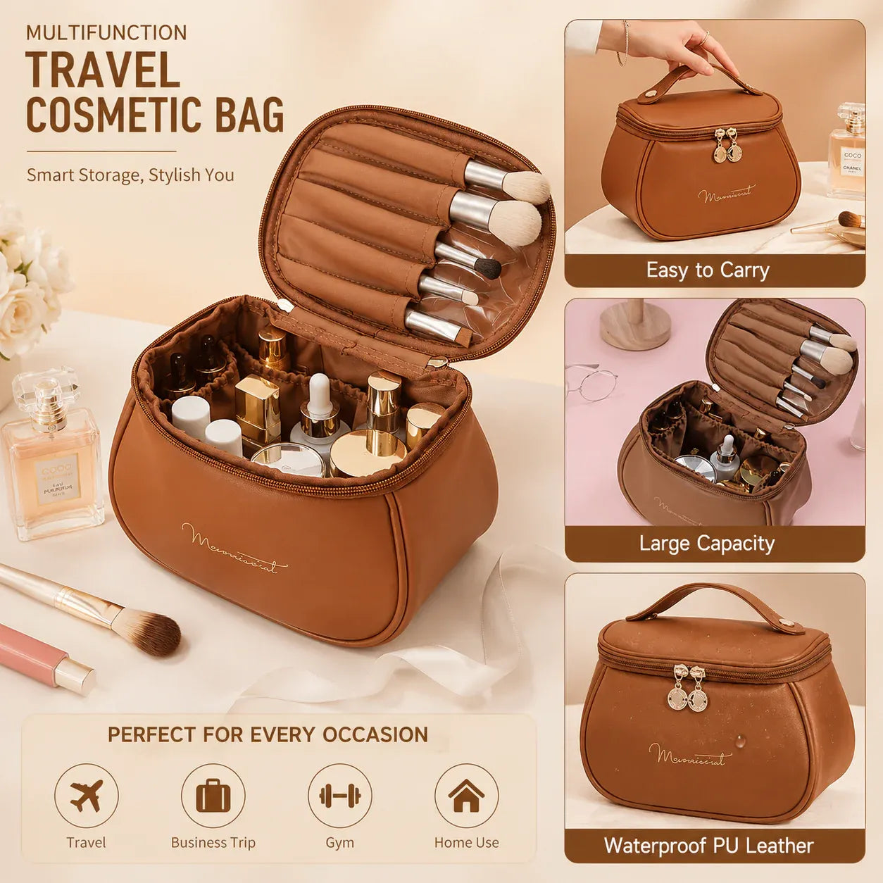Multifunctional Waterproof Travel Cosmetic Bag – Each