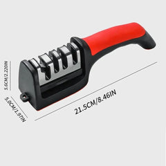 Professional 4-Stage Manual Knife & Scissor Sharpener