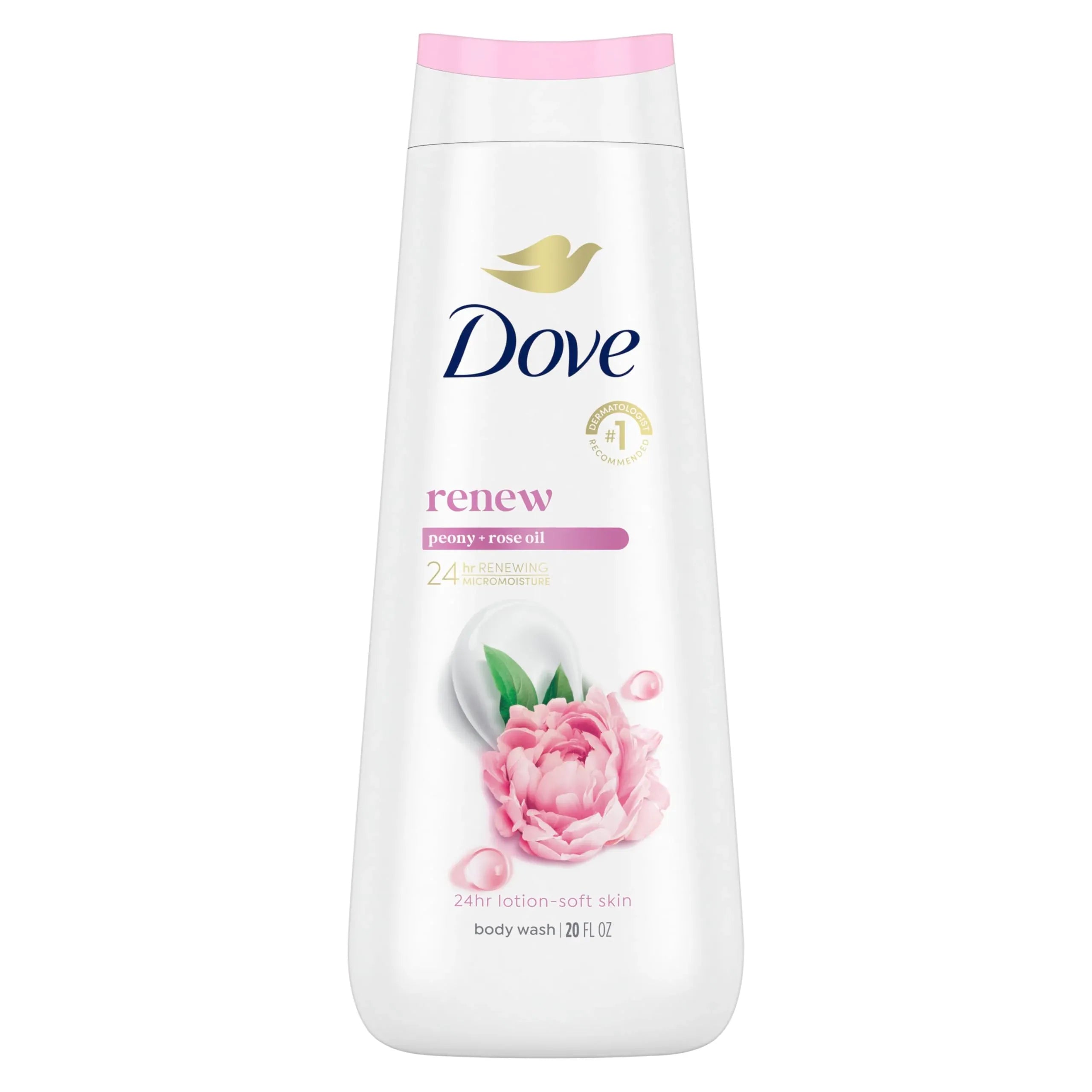 Dove Renew Peony & Rose Oil Body Wash - 20 FL OZ / 591ml