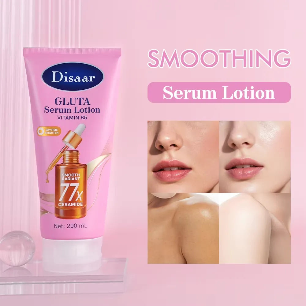 Disaar Gluta Serum Lotion Daytime Brighten Smooth Radiant - 200ml