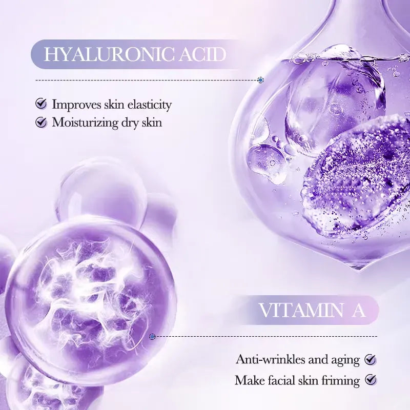 Bioaqua Hyaluronic Acid + Vitamin A Firming Repairing Essence Facial Mask - Each