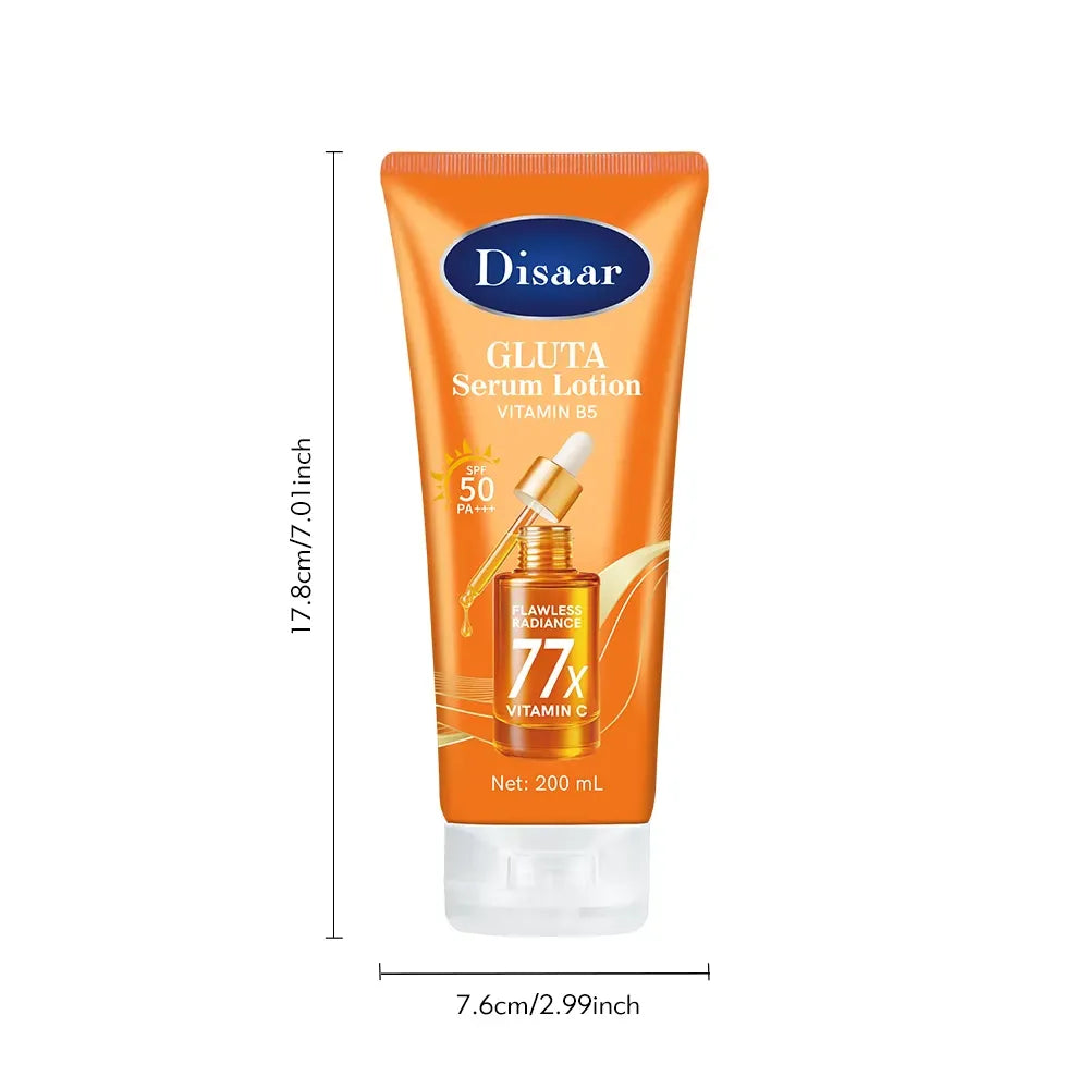 Disaar Gluta Serum Lotion SPF 50 Flawless Radiance Body Lotion – 200ml