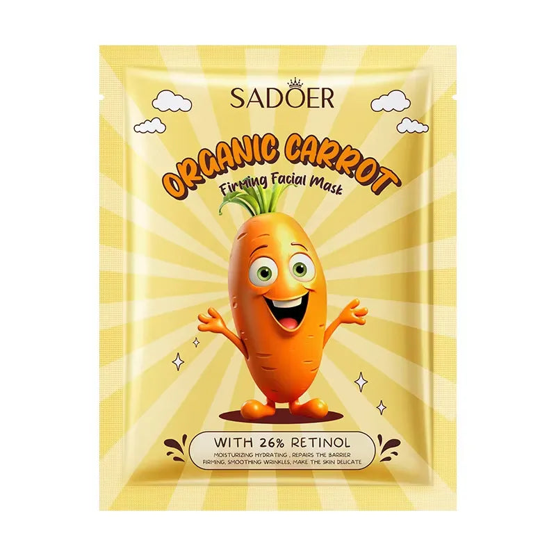Sadoer Organic Carrot Firming Facial Mask with 26% Retinol-Each