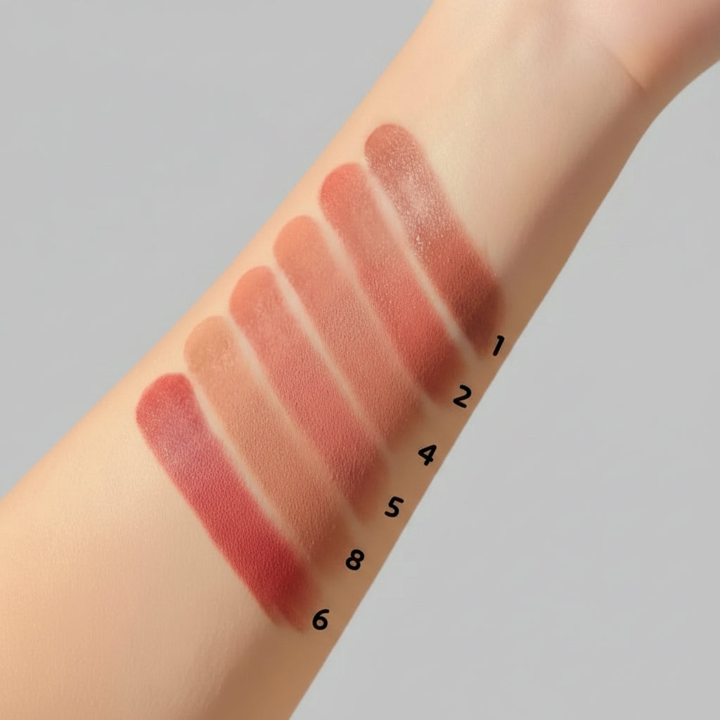 Dorhoo Velvet  Nude Shades Lipstick