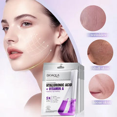 Bioaqua Hyaluronic Acid + Vitamin A Firming Repairing Essence Facial Mask - Each
