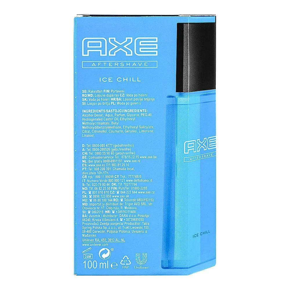 Axe Ice Chill Cooling Mint Aftershave - 100ml