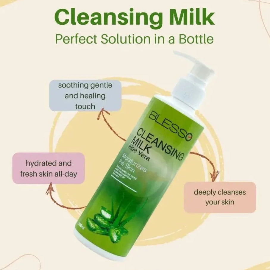 Blesso Cleansing Milk Aloe Vera - 200ml