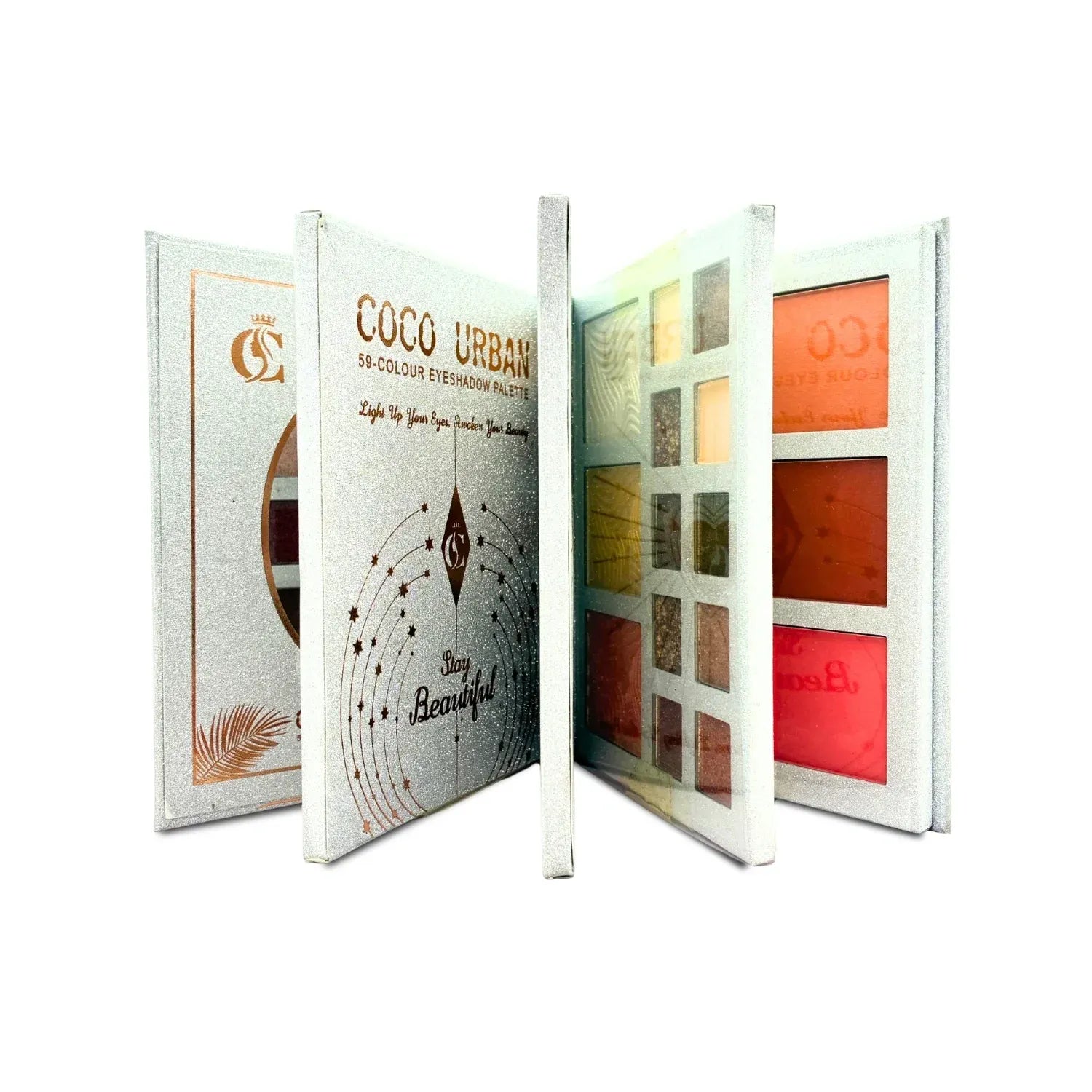 Coco Urban Eyeshadow Palette -  4 In One Book Style Makeup Kit