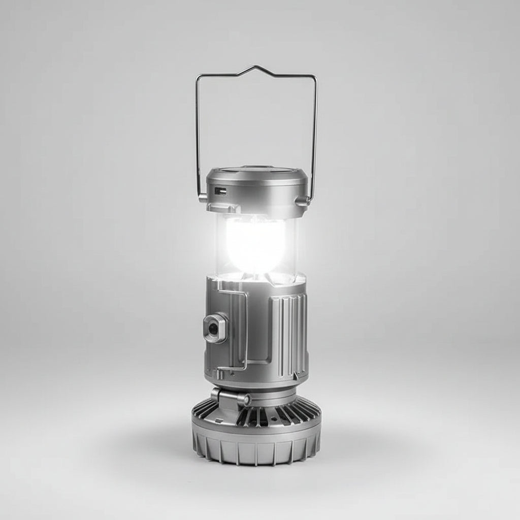 GSH-9299 Solar Charging Camping Light with Fan.