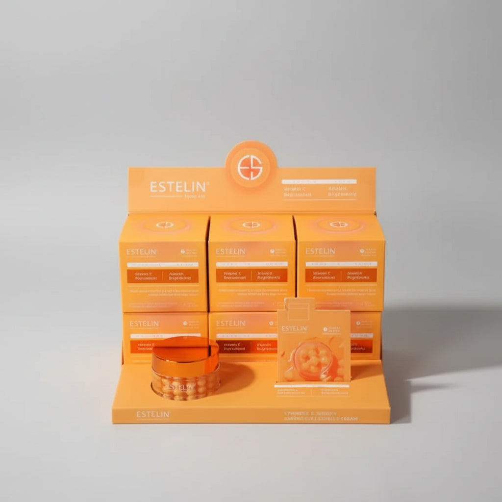Estelin Vitamin C & Arbutin Brightening Capsule Cream - 60g