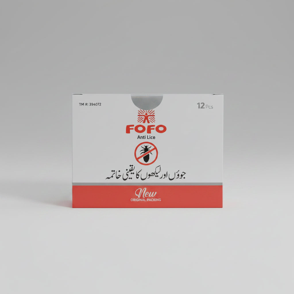 FOFO Anti Lice Treatment - 12 Pcs Box