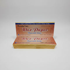Beauty Care Disposable Wax Paper Strips
