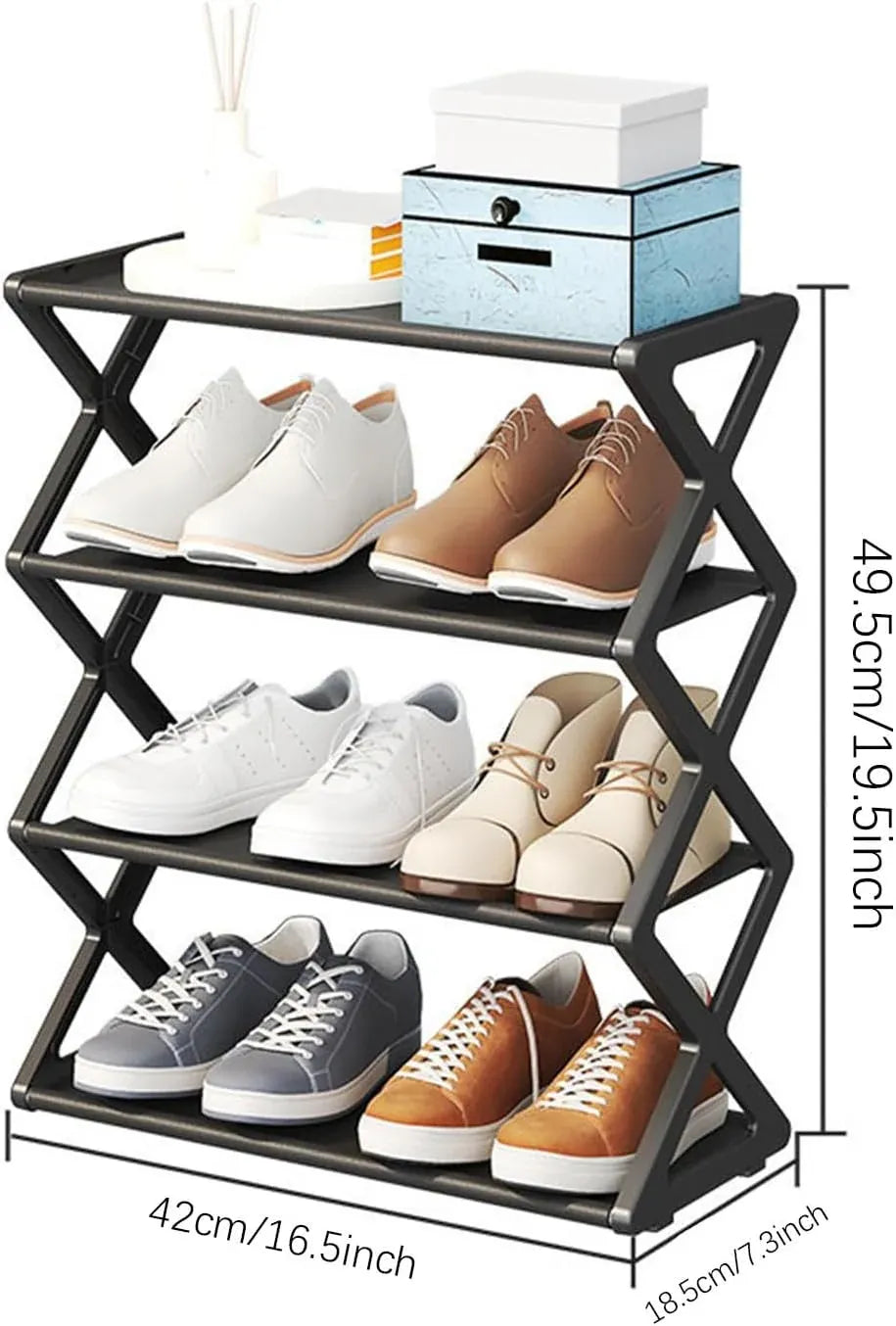 4-Layer Shoe Rack
