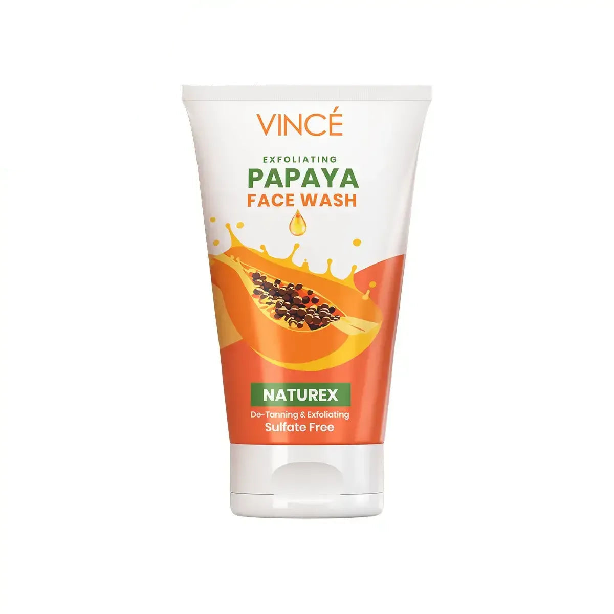 Vince Naturex Exfoliating Papaya Face Wash – 120ml