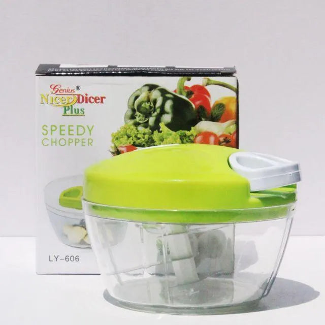 The Genius Speedy Chopper – Compact Manual Food Processor