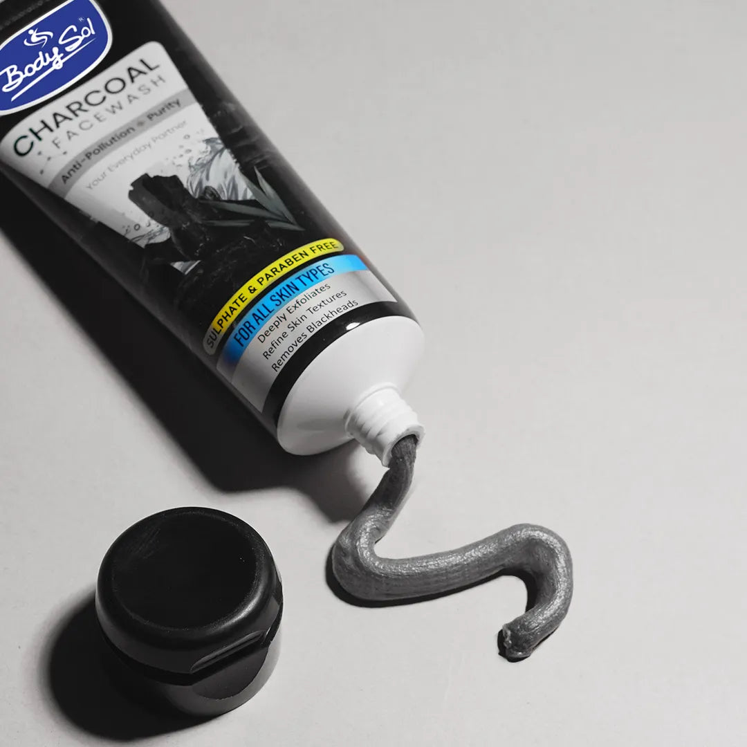 Body Sol Anti-Pollution Charcoal Facewash-100ml