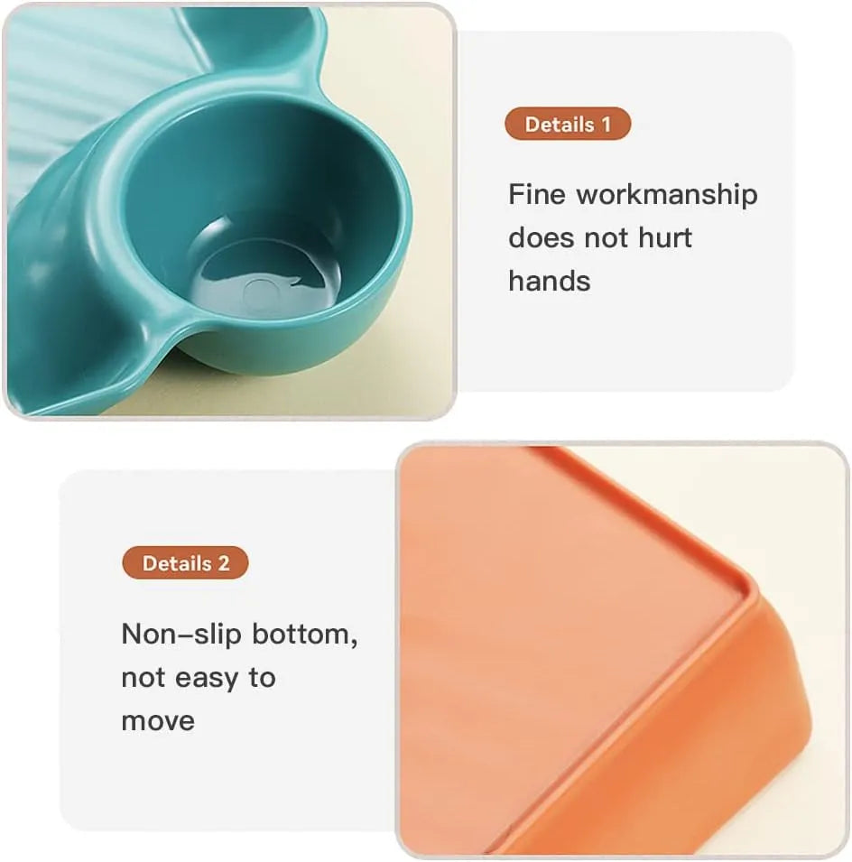 Dumpling & Snack - 4 Piece Plate Set