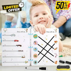 Kidmocy Stroke Line Dot to Dot Stage 01 Tracing Educational Kit -64 Pcs