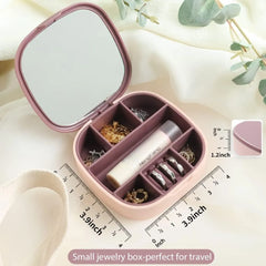 Portable Jewellery Box with Mirror