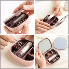 Portable Jewellery Box with Mirror