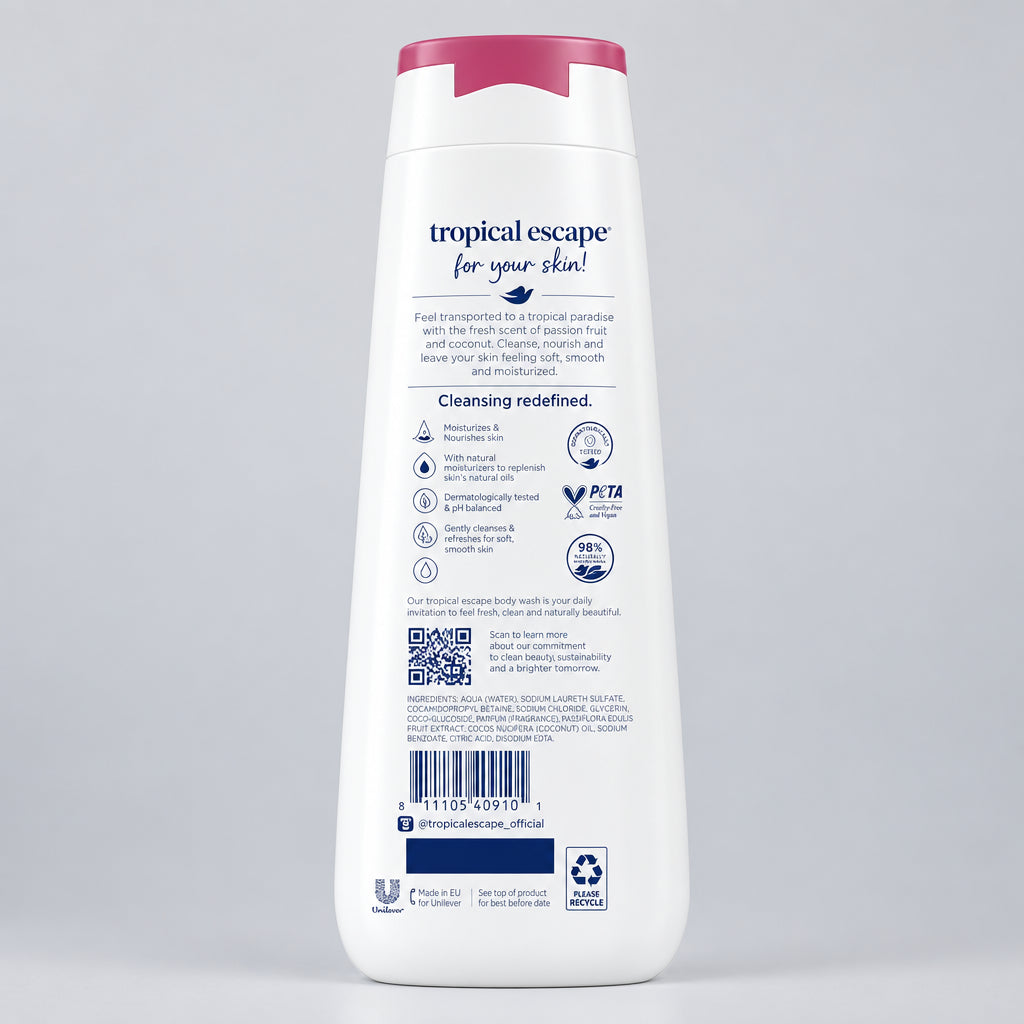 Dove Replenish Dragon Fruit & Coconut Cream Body Wash -  20 FL OZ / 591ml